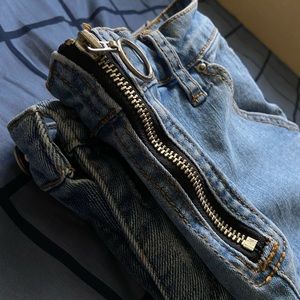 two skinny jeans skirts